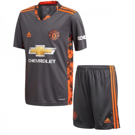 Billiga Fotbollströjor Manchester United Målvakt Barn Hemma tröja 2020/21 Kortärmad